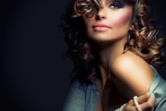 Fashion Beauty Portrait. Sexy Girl